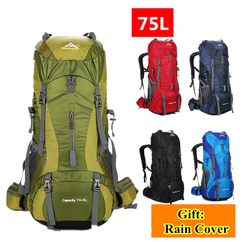 Rain Cover Backpack - 75L Nam Nữ Leo Núi Du