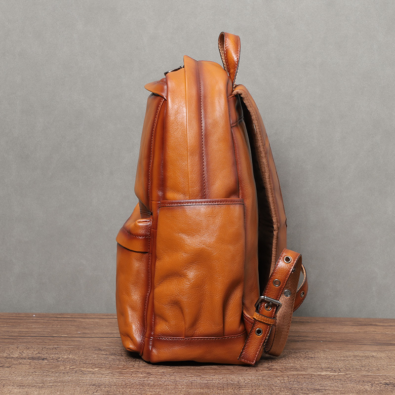 YETTIES Men's Vintage Vegetabl - đánh giá và giá Leather Backpack Vintage
