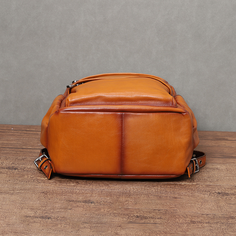 YETTIES Men's Vintage Vegetabl - đánh giá và giá Leather Backpack Vintage