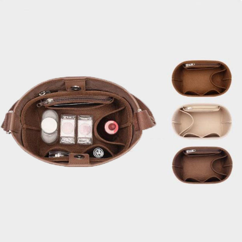 Multi-Pocket Felt Handbag Orga - đánh giá và giá Backpack Insert Organizer