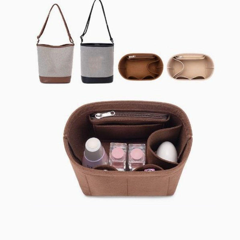 Multi-Pocket Felt Handbag Orga - đánh giá và giá Backpack Insert Organizer