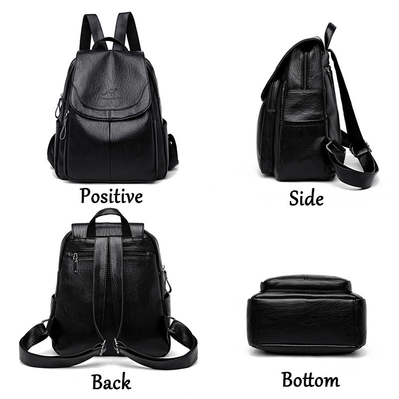 Nóng Bagpack Nữ Thiết Kế Ba Lô - đánh giá và giá Leather Backpack Vintage
