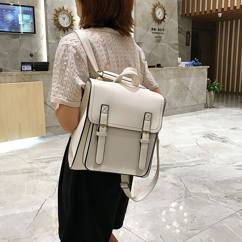 Ba Lô In Hình Vintage Nữ Da Pu - đánh giá và giá Leather Backpack Vintage