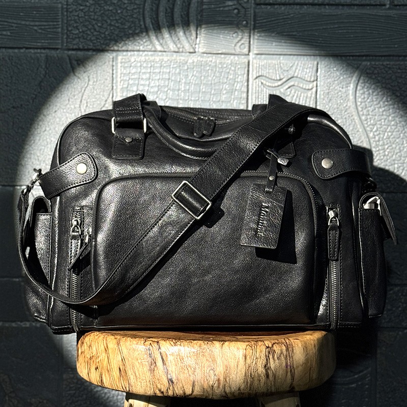 Vintage vegetable tanned leath - đánh giá và giá Leather Backpack Vintage