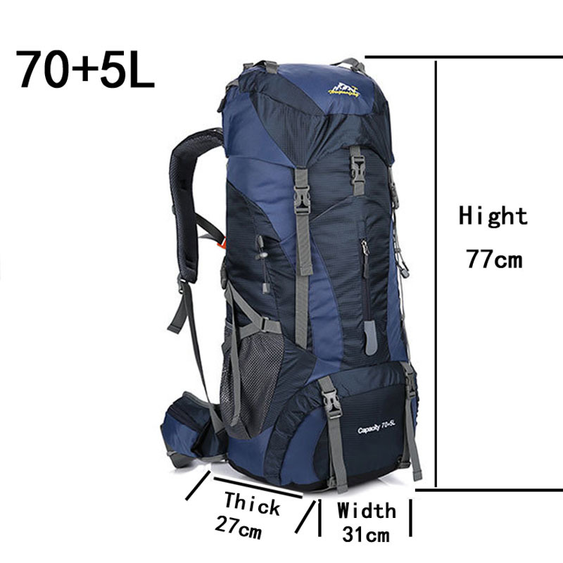 75L Nam Nữ Leo Núi Du Lịch Dun - đánh giá và giá Rain Cover Backpack