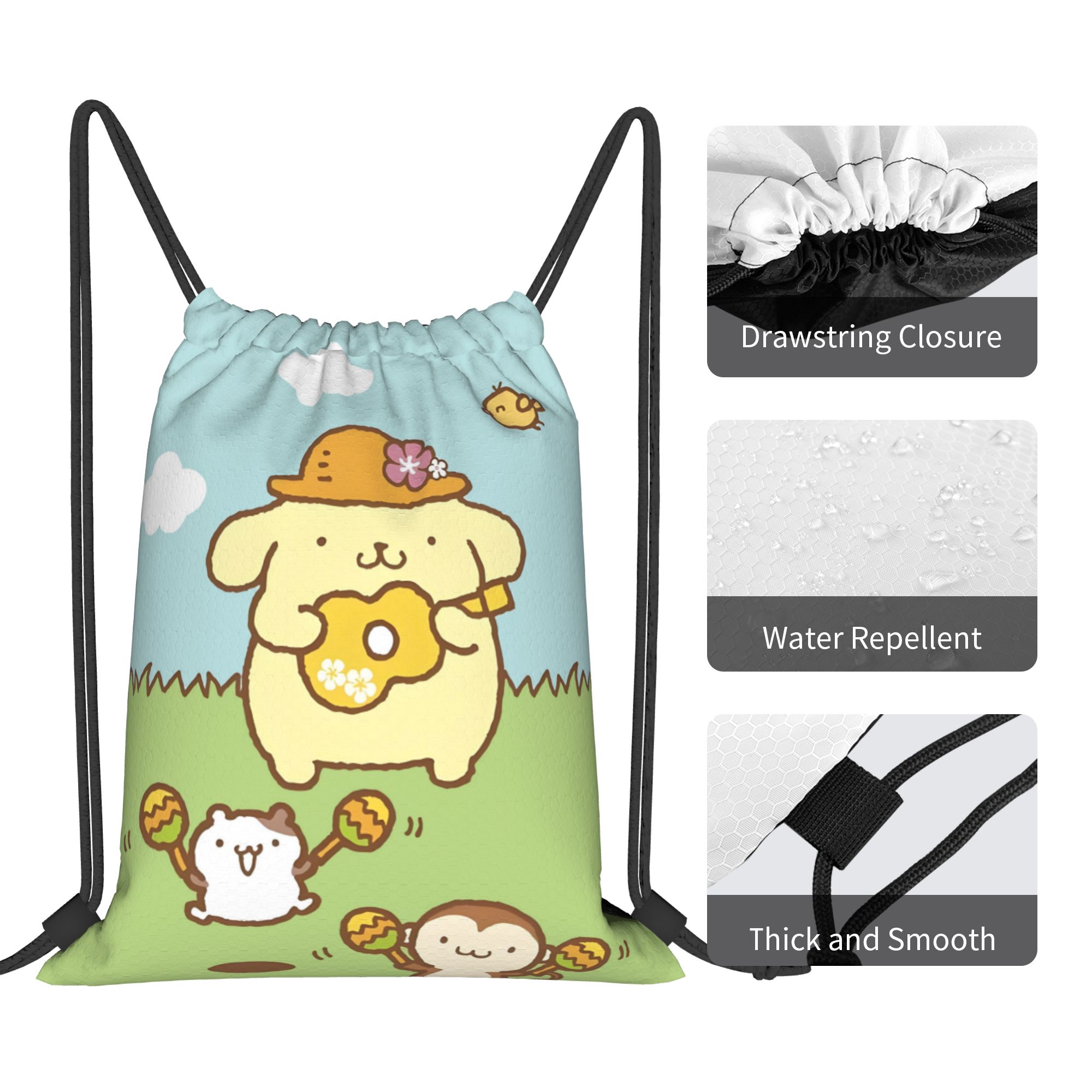 Custom P-Pompompurines Drawstr - đánh giá và giá Drawstring Gym Bag