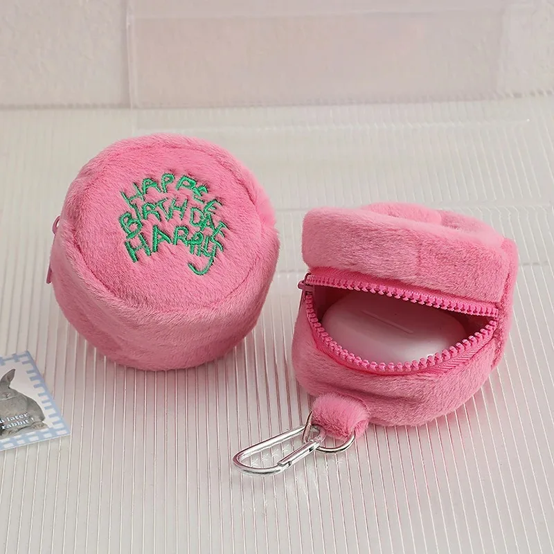 Cute Cake-shaped Furry Hanging - đánh giá và giá Backpack Insert Organizer