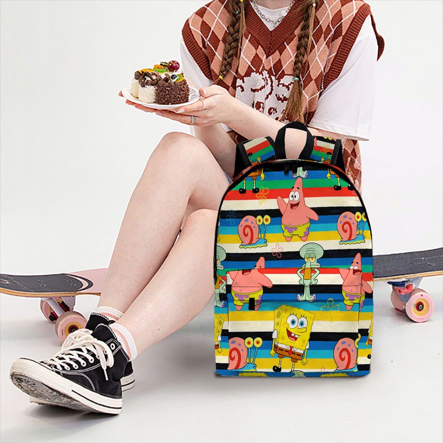 SpongeBob SquarePants Striped  - đánh giá và giá School Backpack Teen