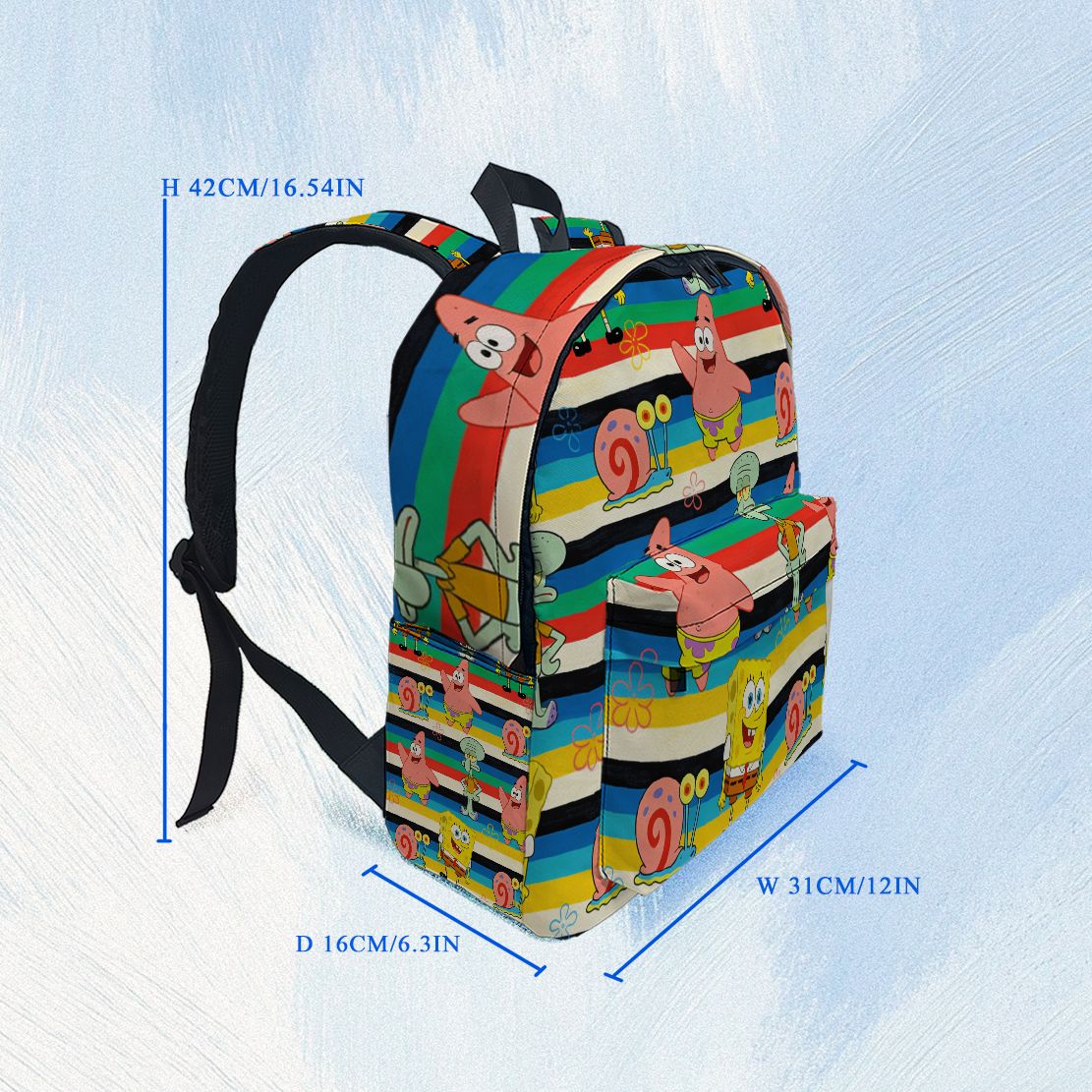 SpongeBob SquarePants Striped  - đánh giá và giá School Backpack Teen
