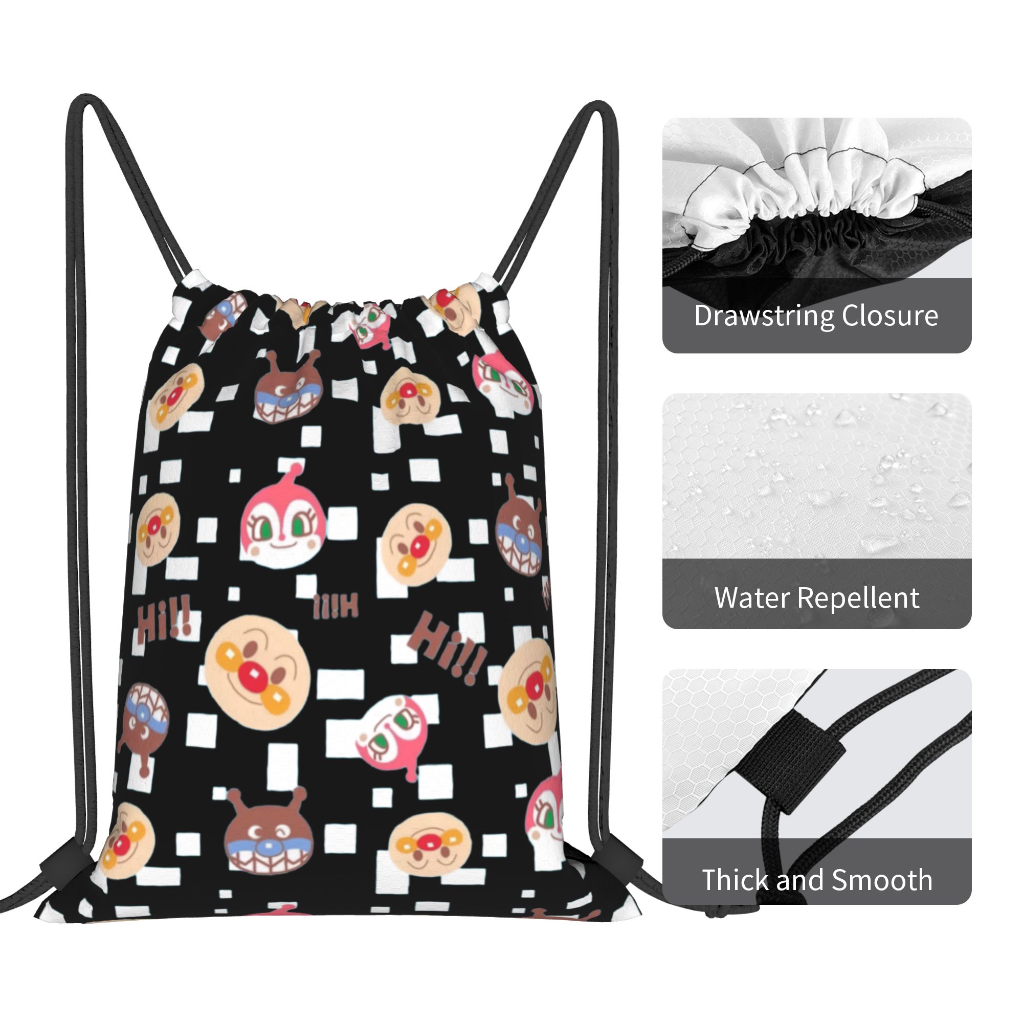 Custom Anpanmans Drawstring Ba - đánh giá và giá Drawstring Gym Bag