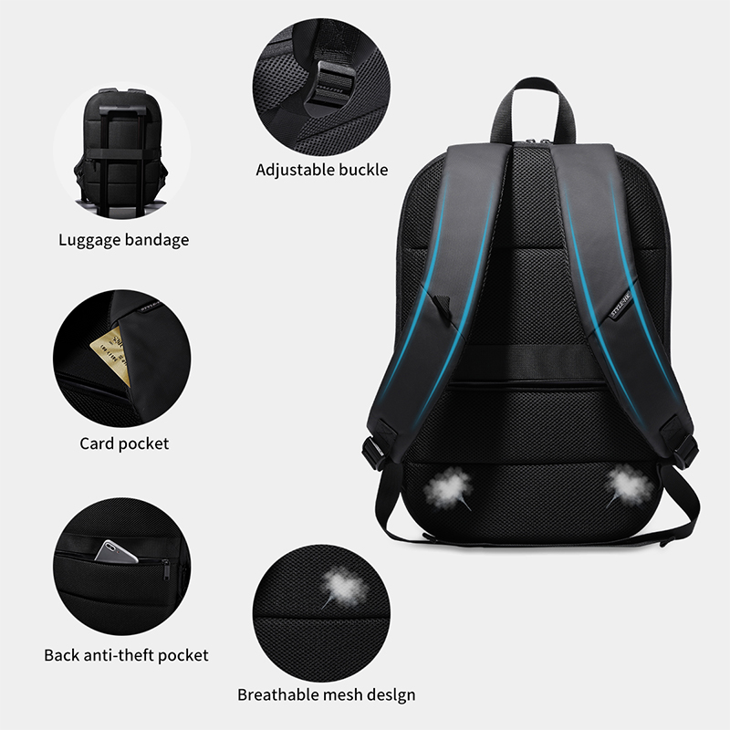 Heroic Knight Ultra-Thin Busin - đánh giá và giá Travel Backpack Anti Theft