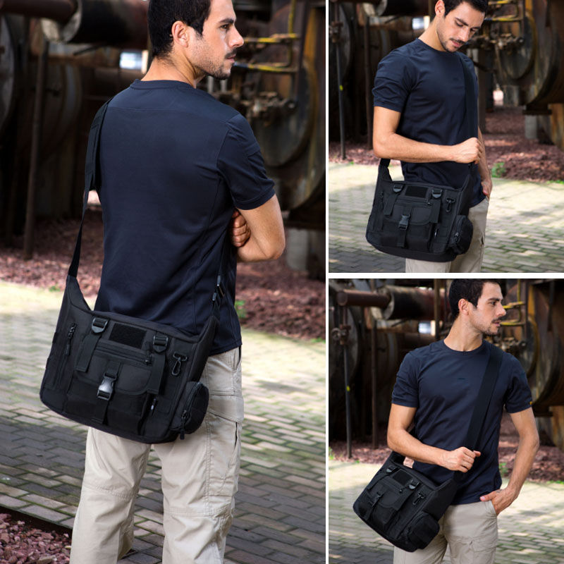 14 Inch Laptop Shoulder Bag Me - đánh giá và giá Rucksack Military Style