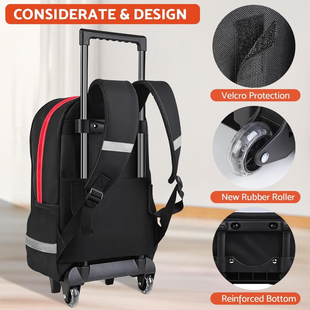 3PCS Kids Rolling Backpack for - đánh giá và giá School Backpack Teen