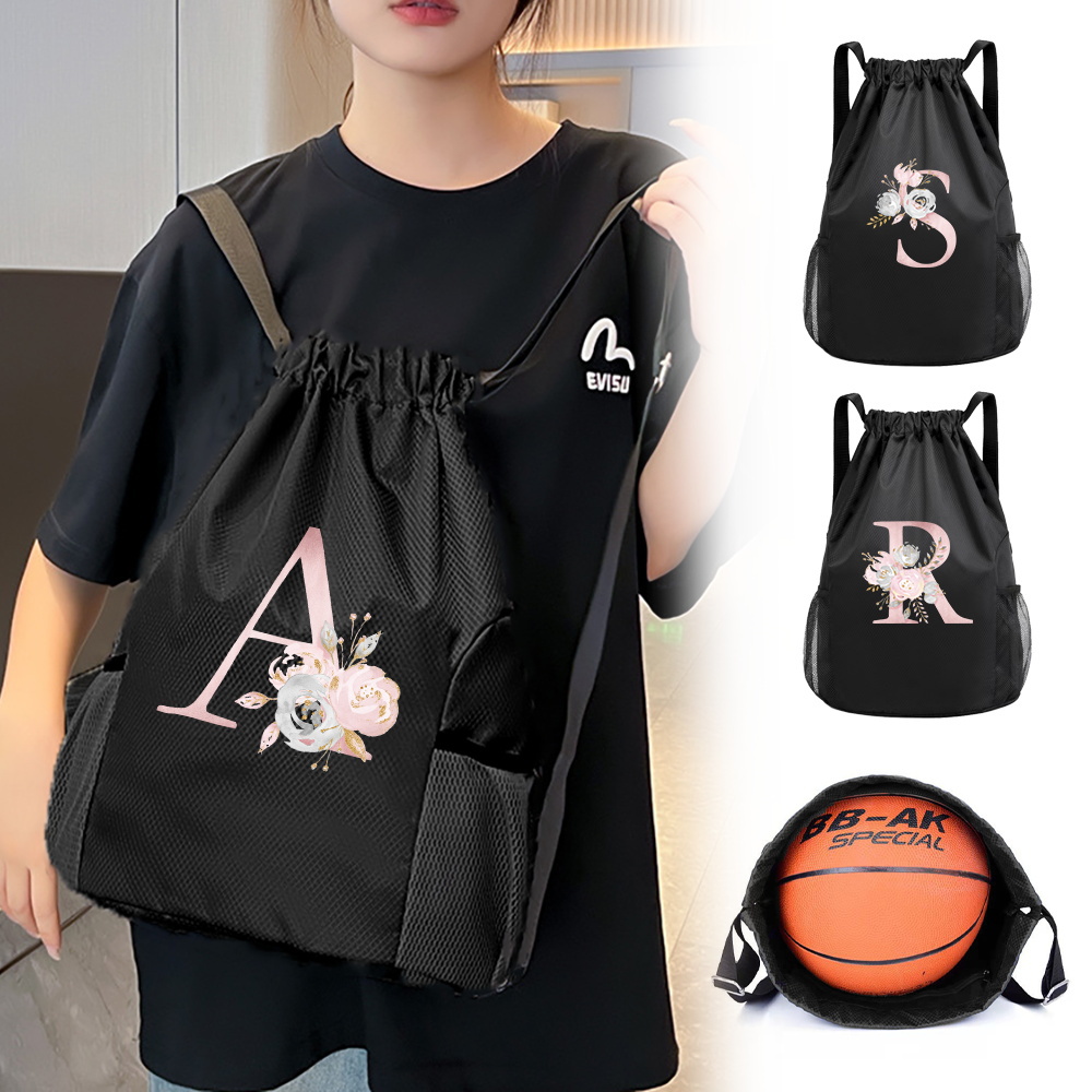 Black drawstring bag, gym back - đánh giá và giá Drawstring Gym Bag