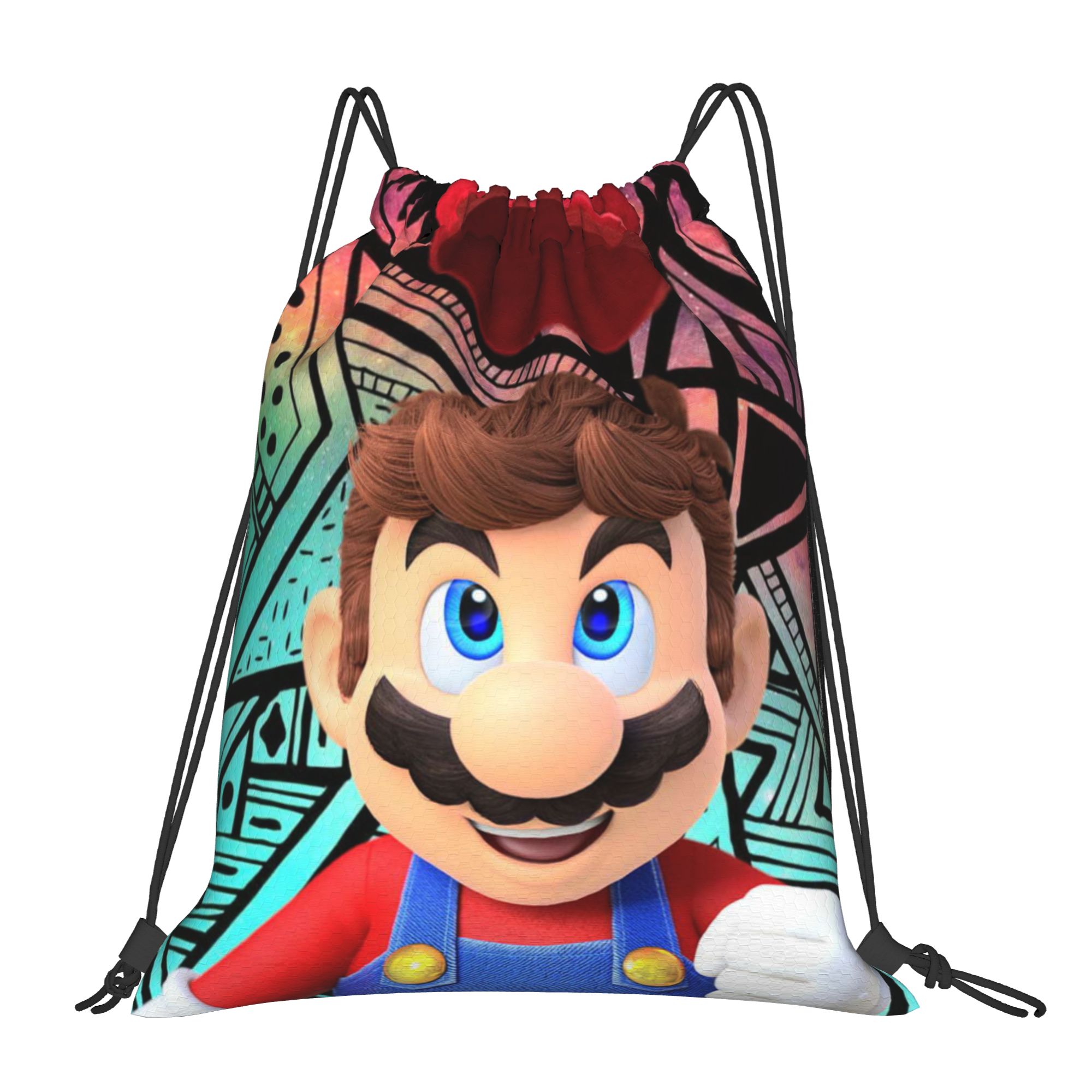 Custom M-Marioes Video Game Br - đánh giá và giá Drawstring Gym Bag