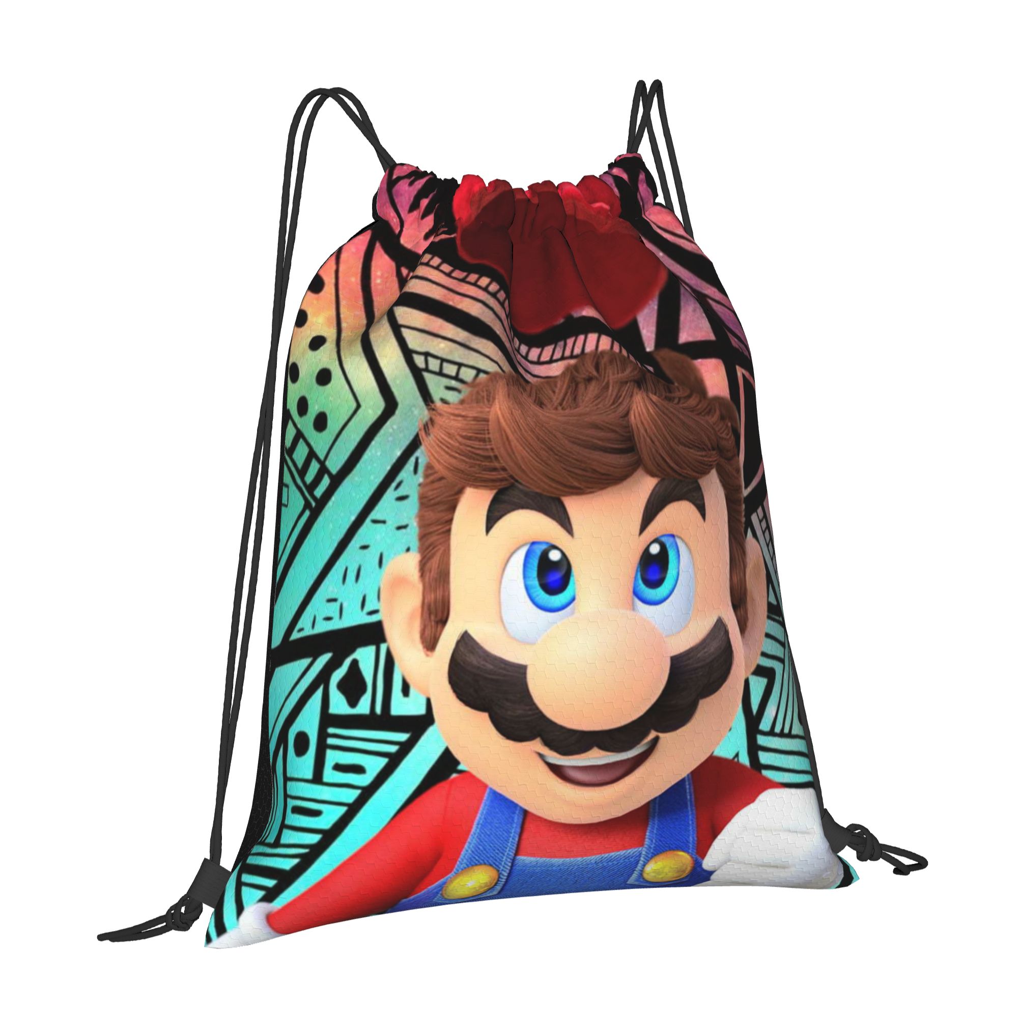 Custom M-Marioes Video Game Br - đánh giá và giá Drawstring Gym Bag