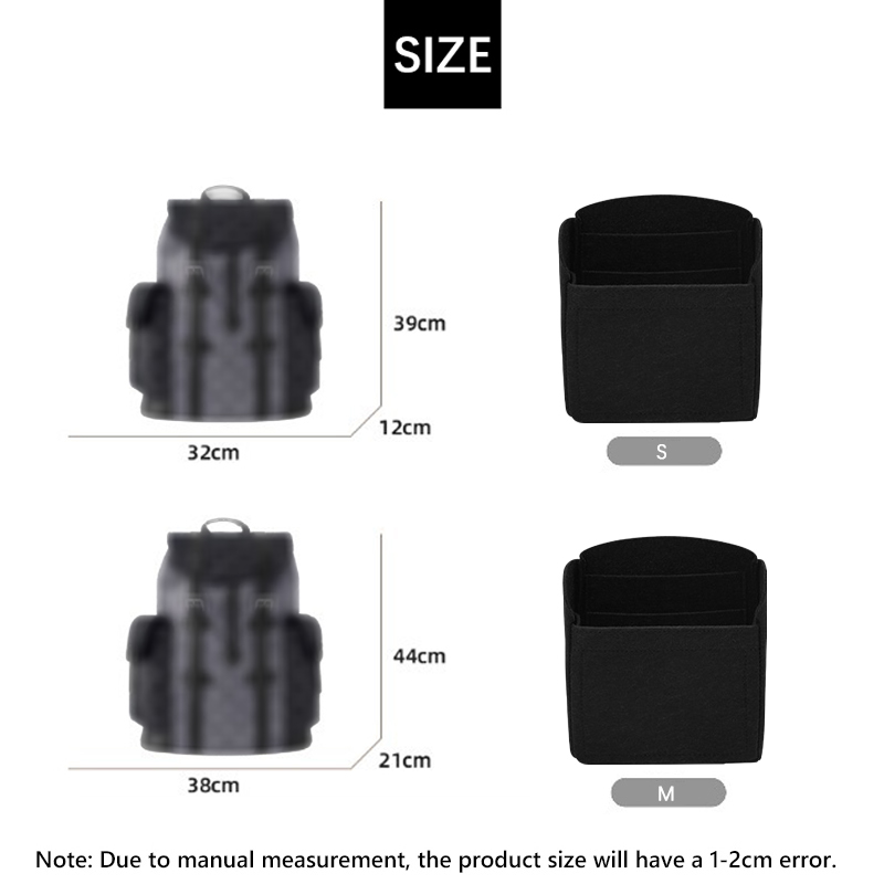 EverToner New Felt Handbag Ins - đánh giá và giá Backpack Insert Organizer