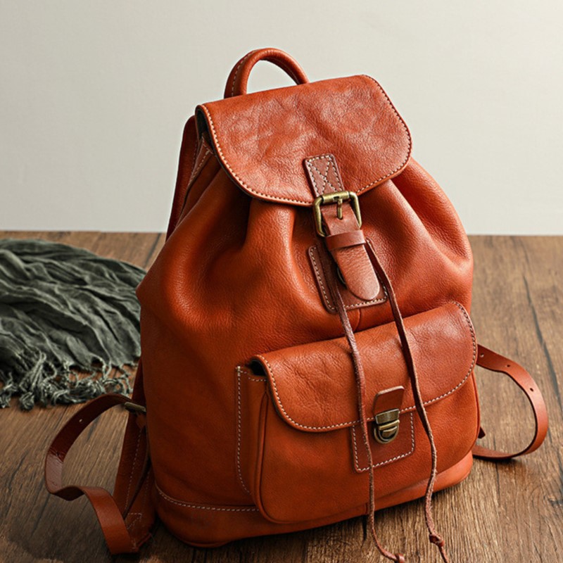 Johnature Leisure Travel Bag N - đánh giá và giá Leather Backpack Vintage