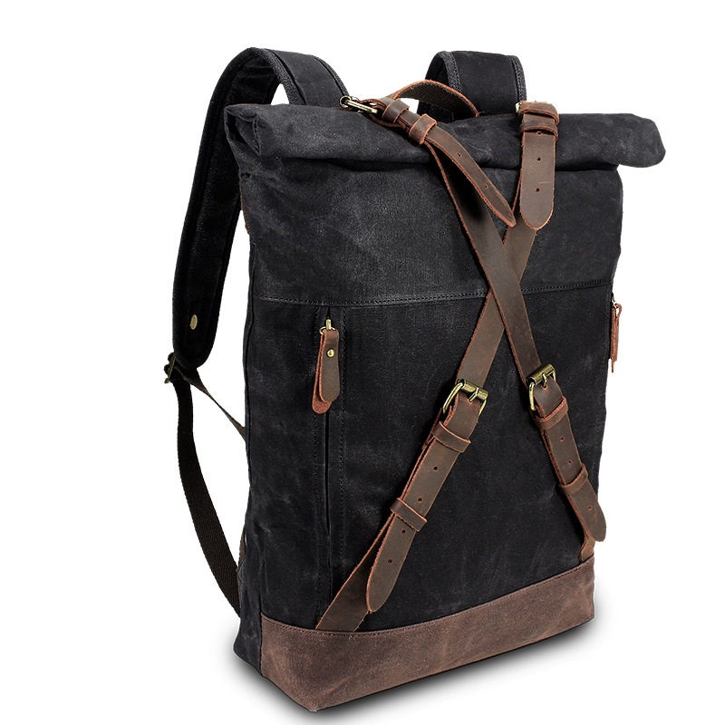 Retro Canvas Da Lưng Cho Nam C - đánh giá và giá Leather Backpack Vintage